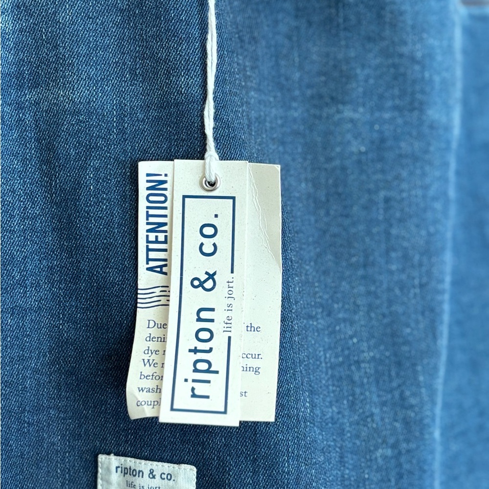 NWT Ripton & Co work/play stretch denim overalls - Picture 2 of 6